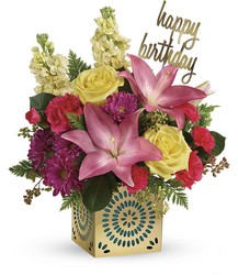 T602-2A Blooming Birthday Bouquet 